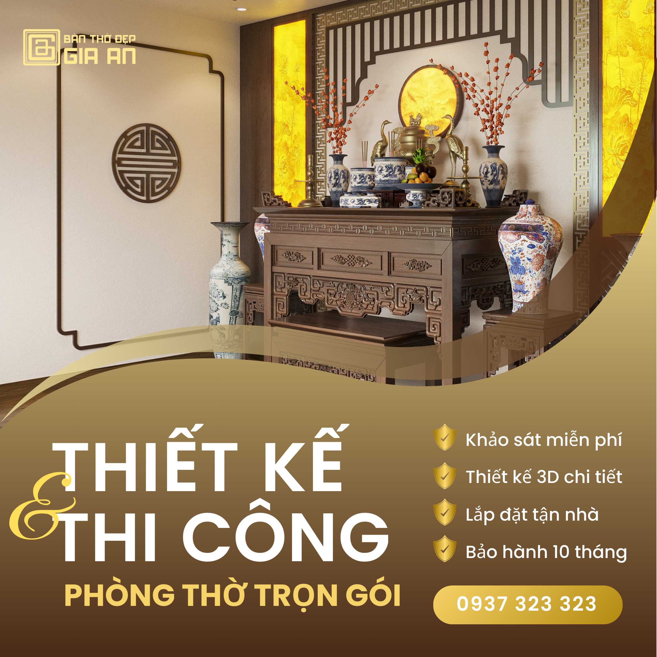 Cách Đặt Bộ Lư Đồng Trên Bàn Thờ Chuẩn Phong Thủy 7 11