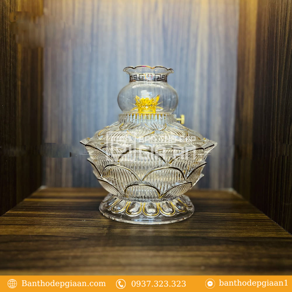 Tổng Hợp 100+ Mẫu Đèn Bàn Thờ Gia Tiên, Đèn Thờ Phật Đẹp 4 Den-dau-mau-luu-ly-trang-dep-dt1054-1