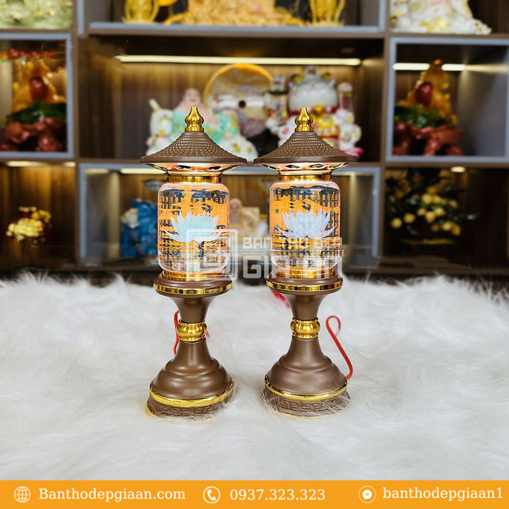 Tổng Hợp 100+ Mẫu Đèn Bàn Thờ Gia Tiên, Đèn Thờ Phật Đẹp 8 Mau-den-tho-tru-vuong-tam-kinh-dt1045-1