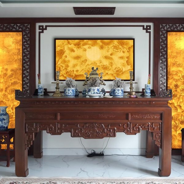 Trải nghiệm làm tranh trúc chỉ có gì thú vị? 8 tranh-truc-chi-tao-diem-nhan-tam-linh-cho-phong-tho