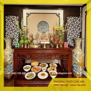 Dịch Vụ Thiết Kế Phòng Thờ Giá Rẻ 2023 175 mau-thiet-ke-phong-tho-gia-tien-ngay-tet-dep
